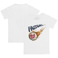 Toddler Tiny Turnip White Washington Nationals Fastball T-Shirt