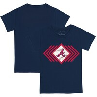 Toddler Tiny Turnip Navy Atlanta Braves Prism Arrows T-Shirt