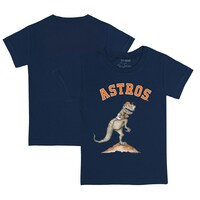 Toddler Tiny Turnip Navy Houston Astros TT Rex T-Shirt
