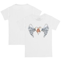 Youth Tiny Turnip White Baltimore Orioles Angel Wings T-Shirt