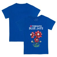 Youth Tiny Turnip Royal Toronto Blue Jays Blooming Baseballs T-Shirt