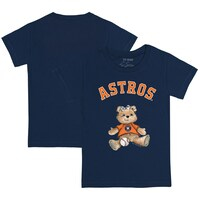 Youth Tiny Turnip Navy Houston Astros Girl Teddy T-Shirt