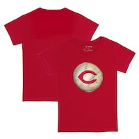 Youth Tiny Turnip Red Cincinnati Reds Stitched Baseball T-Shirt