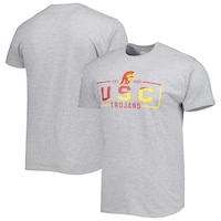 Men's Russell Heather Gray USC Trojans Team T-Shirt