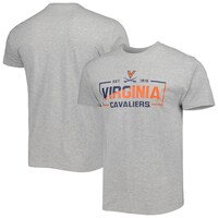 Men's Russell Heather Gray Virginia Cavaliers Team T-Shirt