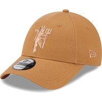 Women's New Era  Tan Manchester United Core 9FORTY Adjustable Hat