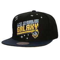 Men's Mitchell & Ness  Black LA Galaxy Anime Snapback Hat