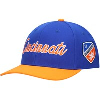 Men's Mitchell & Ness Blue FC Cincinnati Team Script 2.0 Stretch Snapback Hat