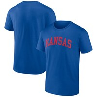 Men's Fanatics Branded Royal Kansas Jayhawks Basic Arch T-Shirt