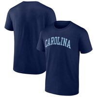 Men's Fanatics Branded Navy North Carolina Tar Heels Basic Arch T-Shirt