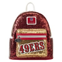 Loungefly San Francisco 49ers Sequin Mini Backpack