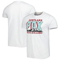 Unisex Homage Ash Portland Trail Blazers Hometown Hyper Local Tri-Blend T-Shirt