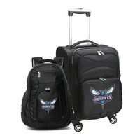 MOJO Black Charlotte Hornets Softside Carry-On & Backpack Set