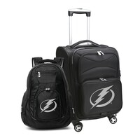 MOJO Black Tampa Bay Lightning Softside Carry-On & Backpack Set