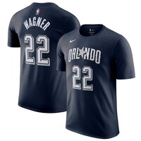 Men's Nike Franz Wagner Navy Orlando Magic 2023/24 City Edition Name & Number T-Shirt