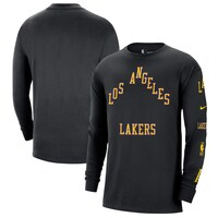 Men's Nike Black Los Angeles Lakers 2023/24 City Edition Max90 Expressive Long Sleeve T-Shirt