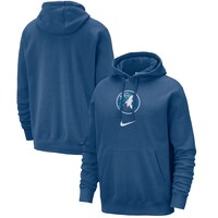 Men's Nike Blue Minnesota Timberwolves 2023/24 City Edition Essential Club Pullover Hoodie