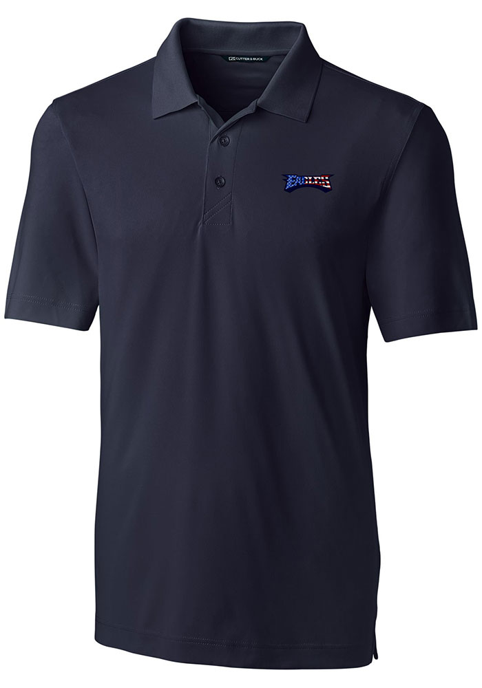 Cutter and Buck Philadelphia Eagles Mens Navy Blue Forge Big and Tall Polos Shirt, Navy Blue, 96% POLYESTER/4% SPANDEX, Size XLT