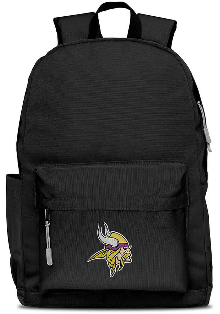 Mojo Minnesota Vikings Black Campus Laptop Backpack, Black, Size NA