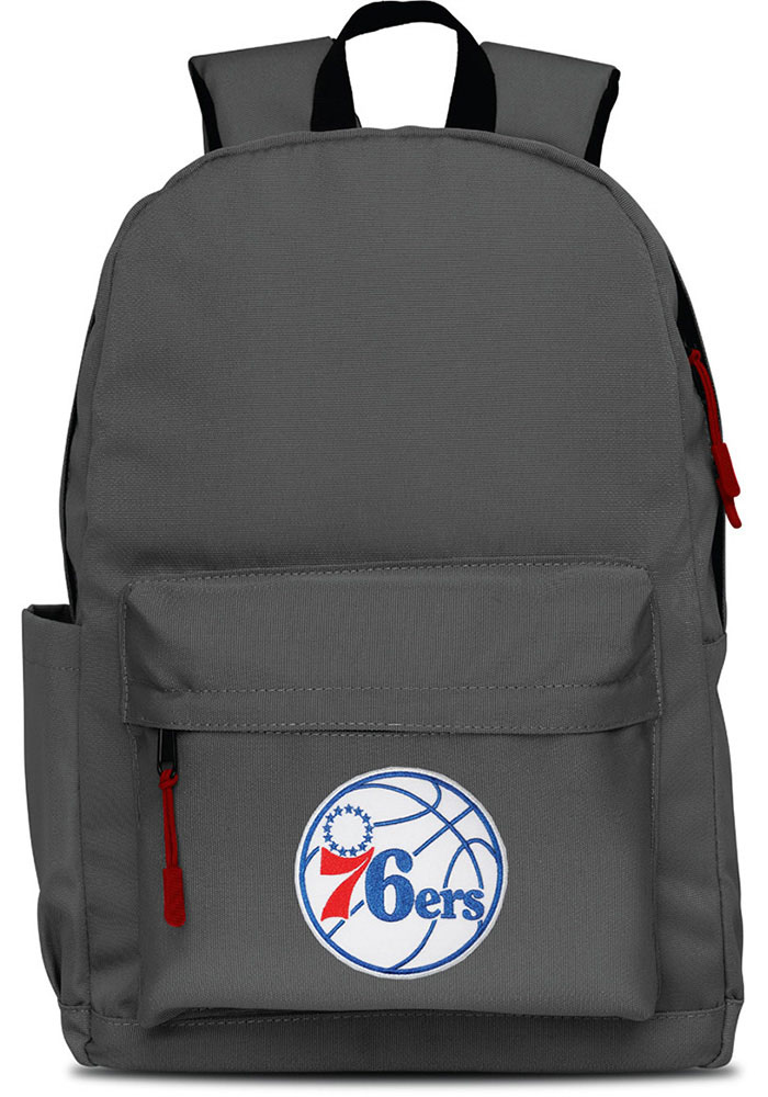 Mojo Philadelphia 76ers Grey Campus Laptop Backpack, Grey, Size NA