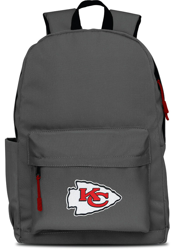 Mojo Kansas City Chiefs Grey Campus Laptop Backpack, Grey, Size NA