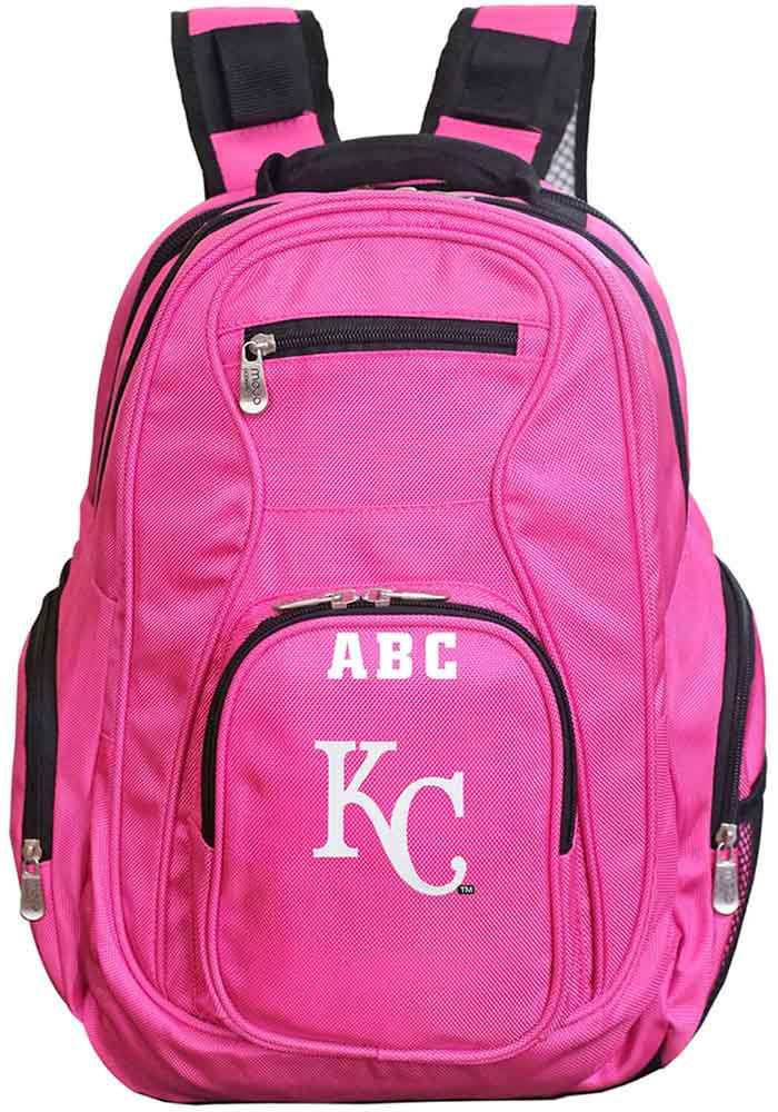 Kansas City Royals Pink Personalized Monogram Premium Backpack, Pink, Size NA