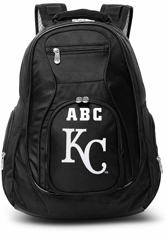 Kansas City Royals Black Personalized Monogram Premium Backpack, Black, Size NA