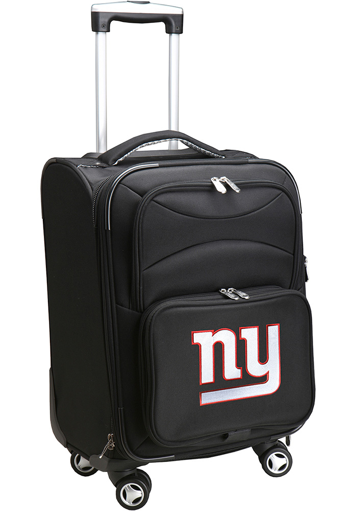 New York Giants Black 20 Softsided Spinner Luggage, Black