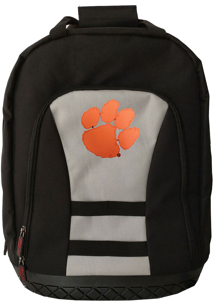 Mojo Clemson Tigers Grey 18 Tool Backpack, Grey, 100% POLYESTER, Size NA