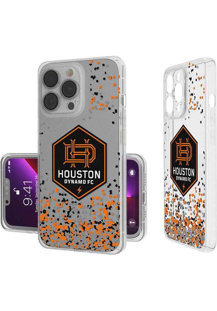 Houston Dynamo iPhone Confetti Phone Cover, White