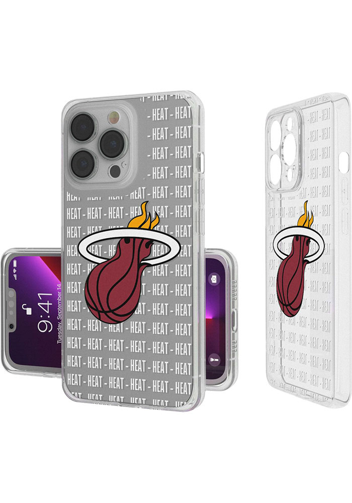 Miami Heat iPhone Blackletter Phone Cover, White